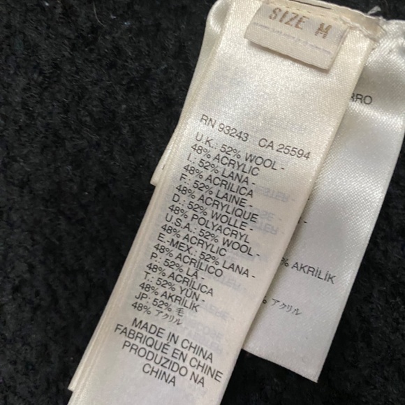 Diesel Military Parka Hooded Waffle knit wool blend , Size M Unique, men… - Picture 4 of 6